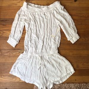 White romper NWT